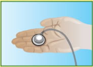 Hand holding a medical device | Chemotherapy in Missouri and Kansas